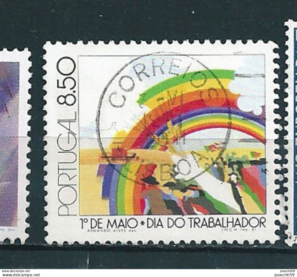 N° 1507 Travailleurs Des Champs     Timbre Portugal 1981 Oblitéré - Oblitérés