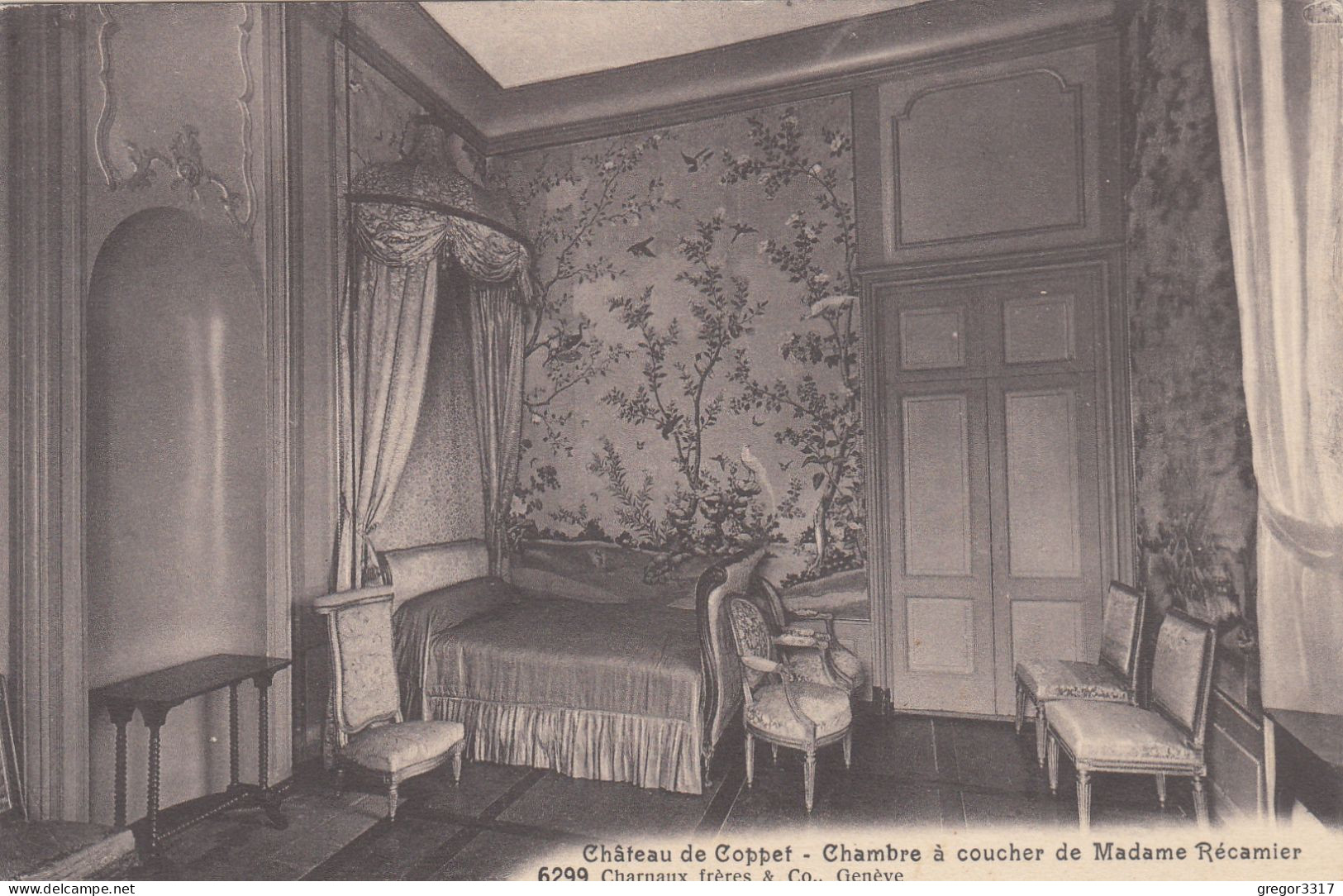 D6722) Chateau De COPPET - Chambre A Coucher De Madame Recamier - Charnaux Freres & Co - Geneve OLD - Coppet