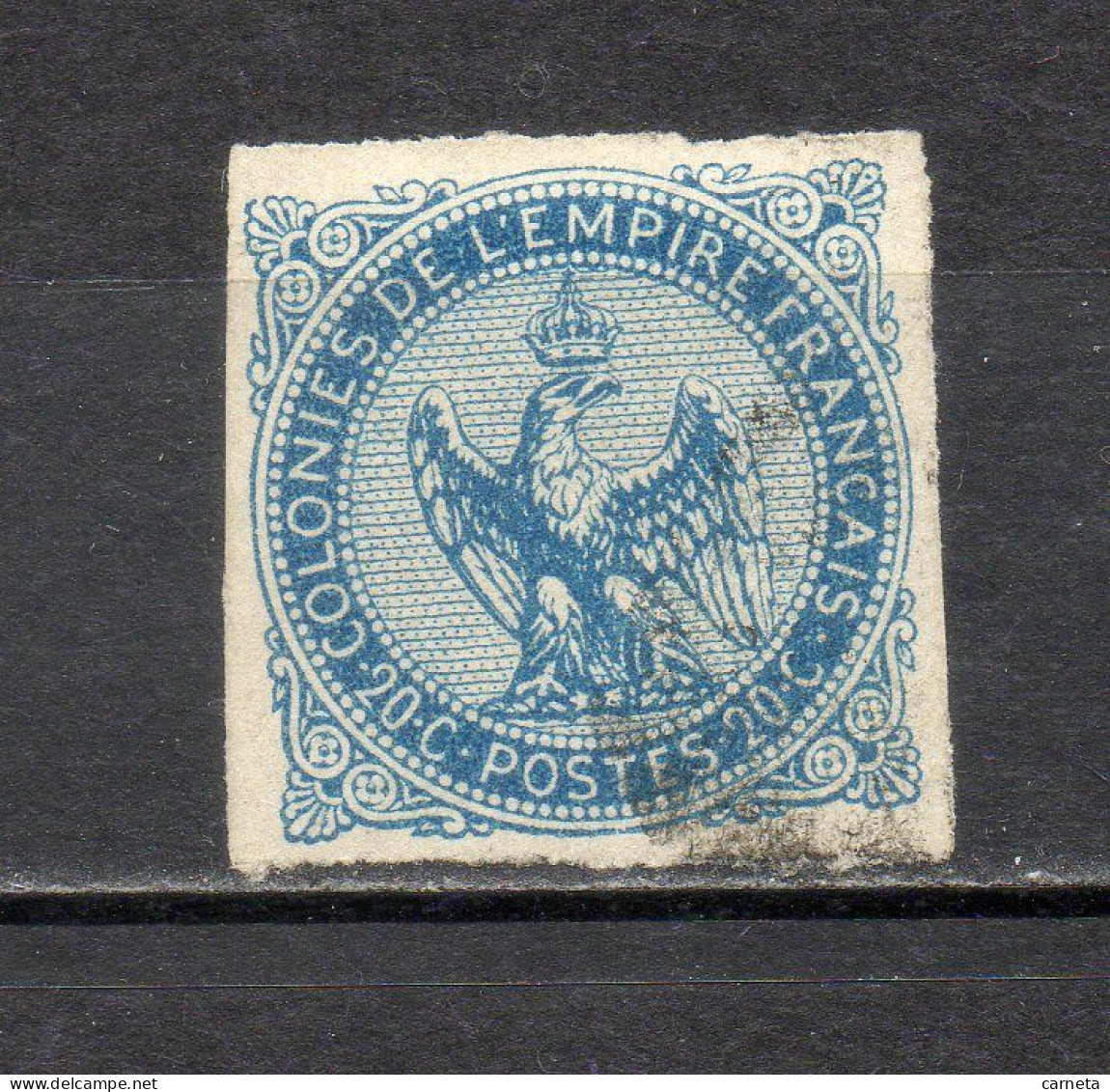 COLONIES GENERALES  N° 4   OBLITERE   COTE 15.00€     AIGLE - Eagle And Crown