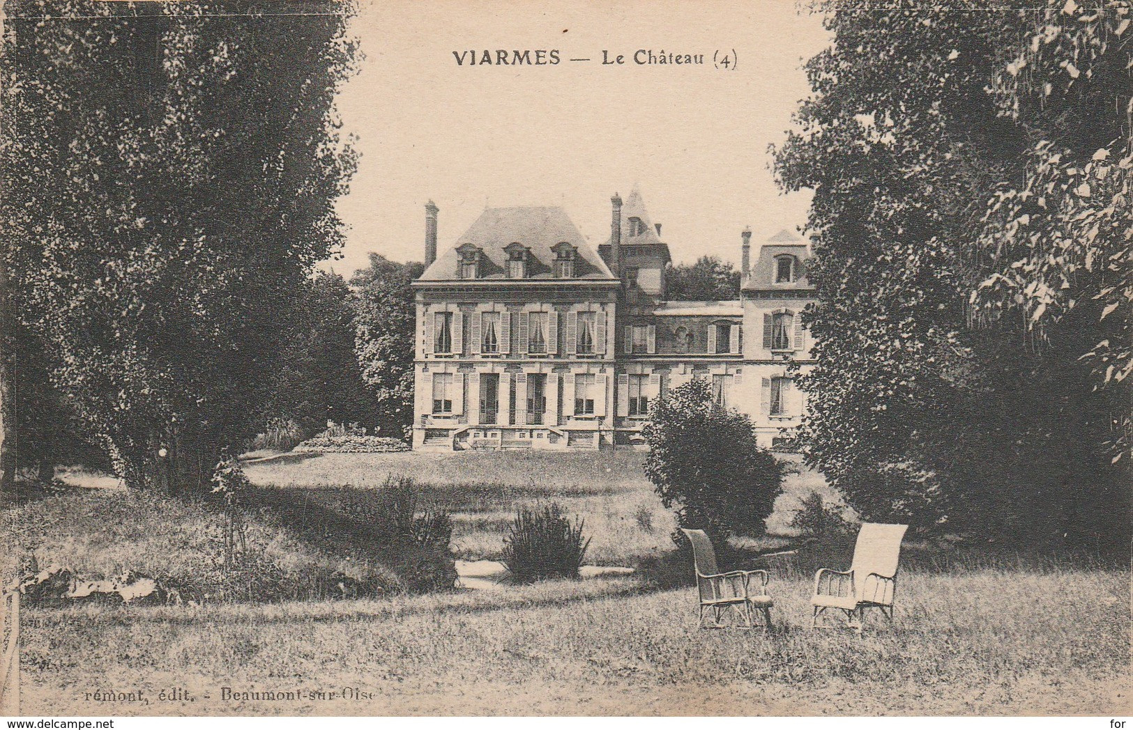 Val D'oise : VIARMES : Le Chateau - Viarmes