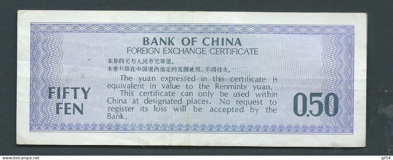 CHINA 0,50 FEN 1979  - ZE 788326 - Laura 12507 - Chine