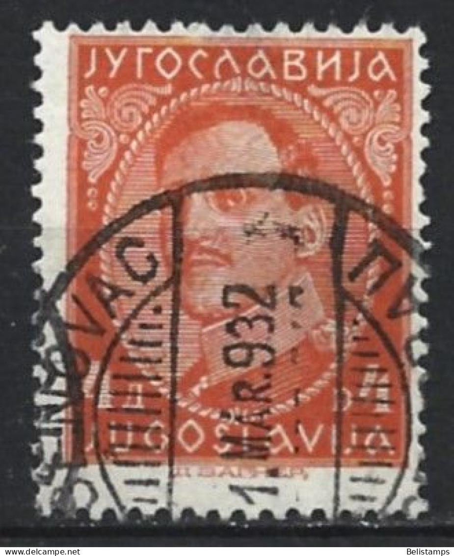 Yugoslavia 1931. Scott #71 (U) King Alexander - Used Stamps