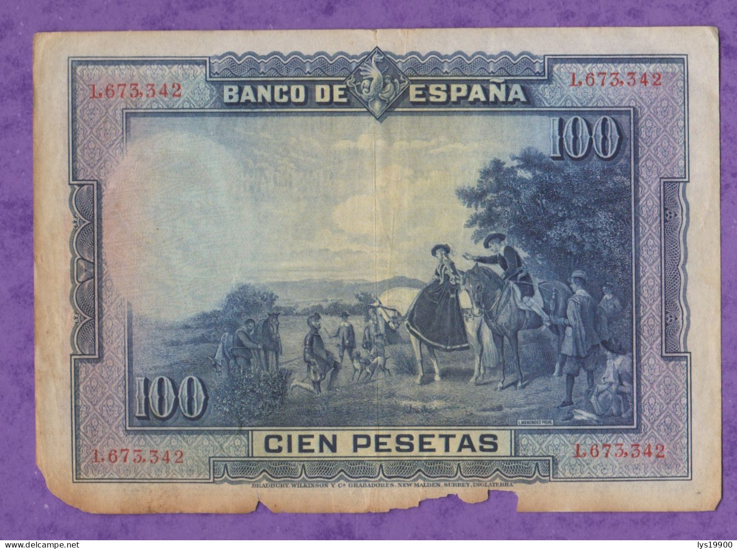 100 Pesetas 1928 Espagne - 100 Peseten