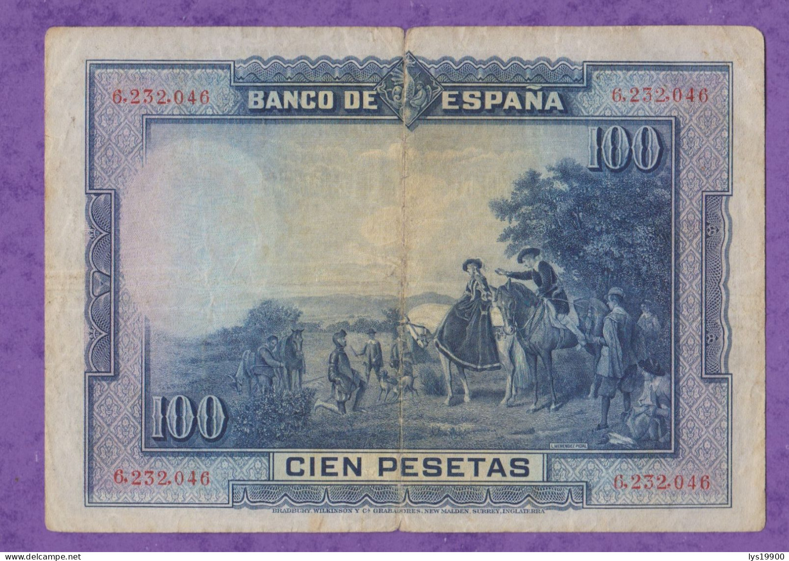 100 Pesetas 1928 Espagne - 100 Peseten