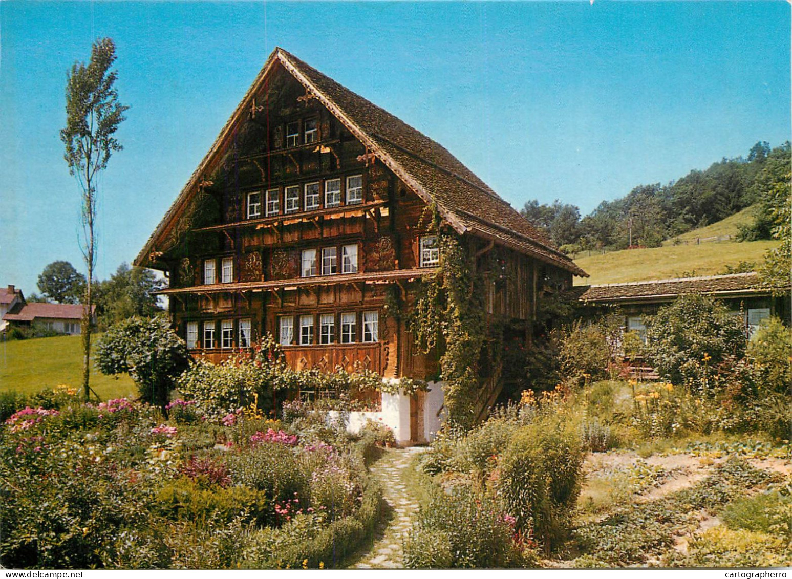 Switzerland Togenburger Haus Edelmann Im Acker In Ebnat 1985 - Elm