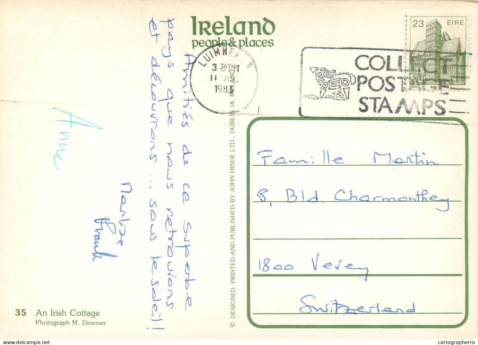 Ireland An Irish Cottage 1983 - Autres & Non Classés