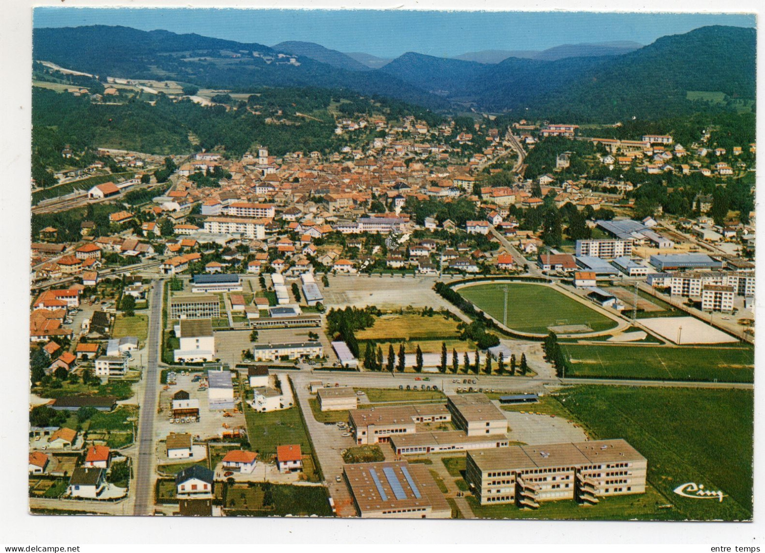 Baume Les Dames Vue Aérienne Stade - Baume Les Dames