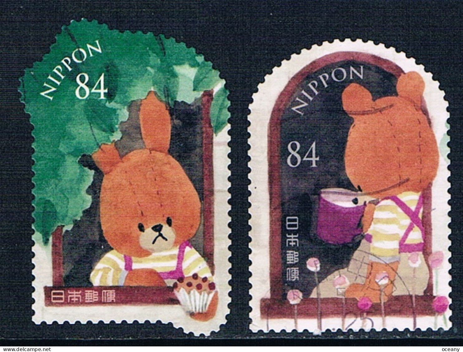 Japon - Illustrations De Livres Pour Enfants : Dickie & Bernardo (année 2022) Oblit. - Used Stamps