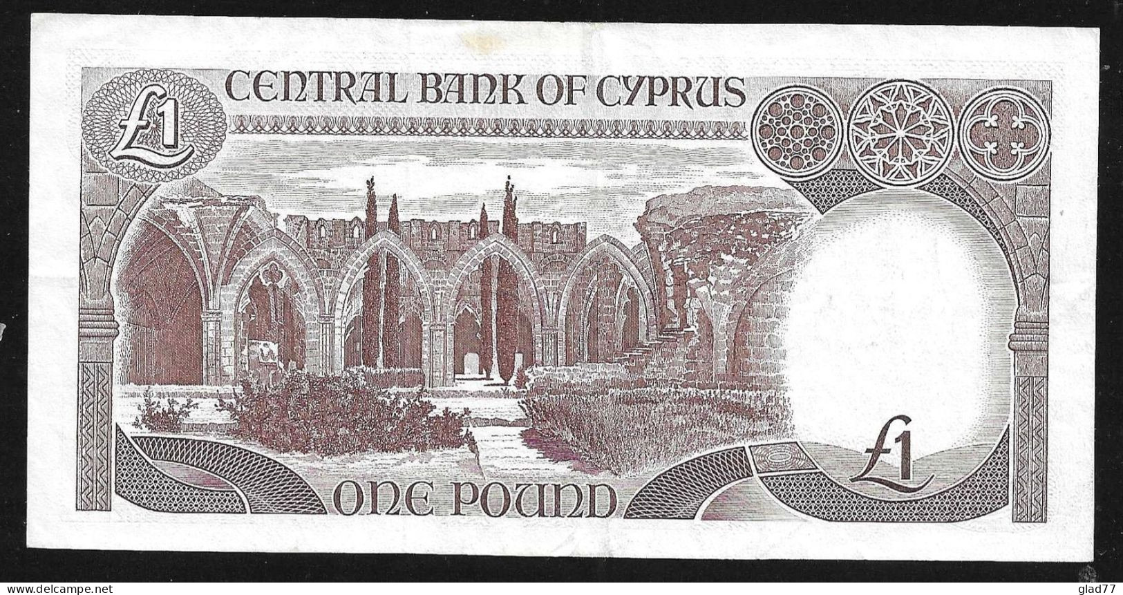 Cyprus  One Pound 1.4.1977  High Grade Rare! - Zypern