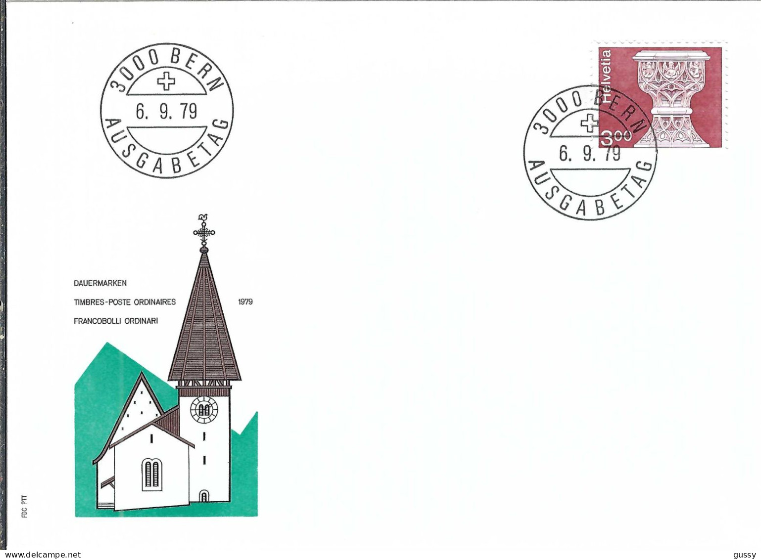 SUISSE 1979:  FDC "Spéciaux" - FDC