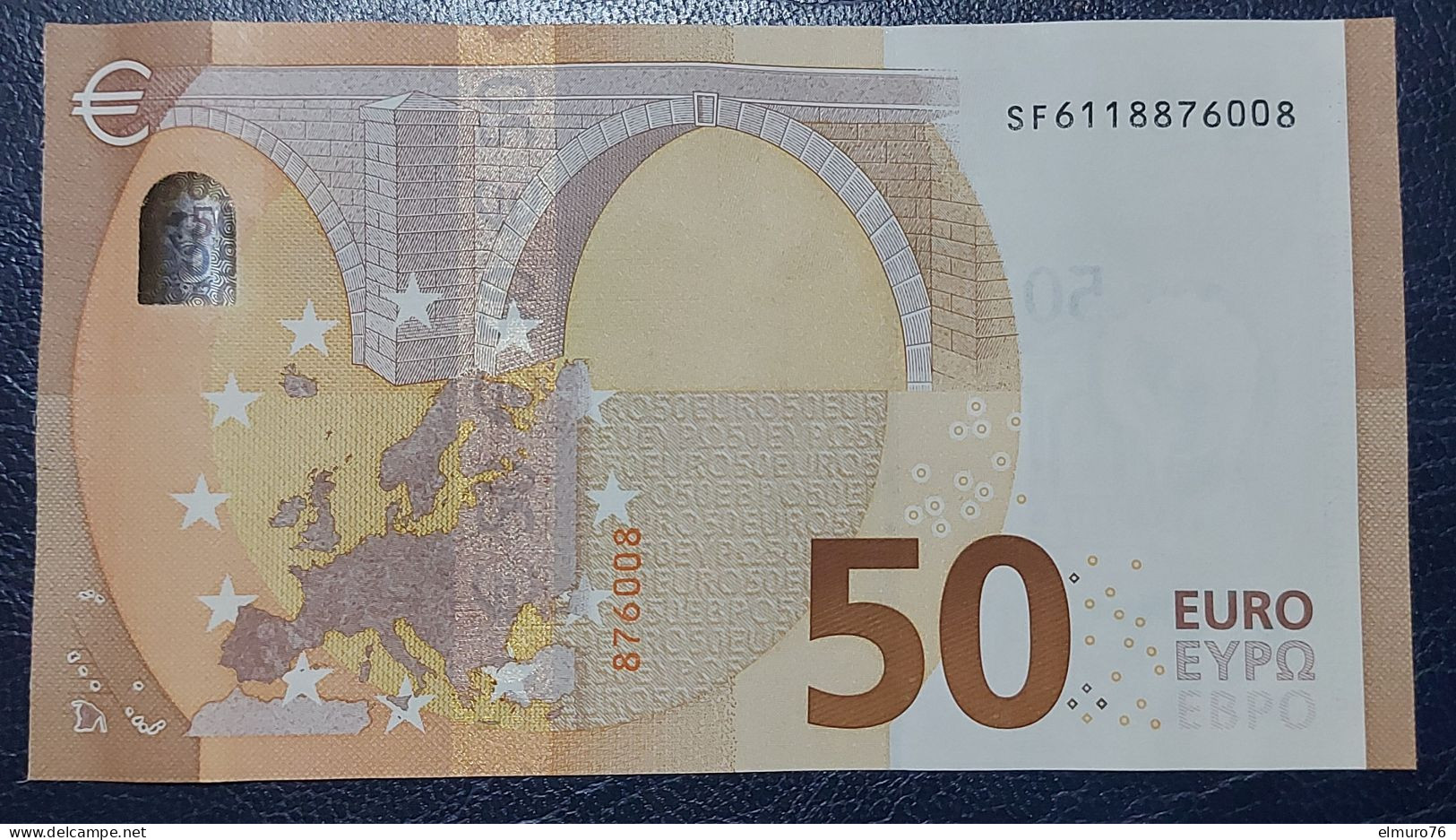 50 EURO S050F5 Italy Serie SF Ch 11 Lagarde Perfect UNC - 50 Euro