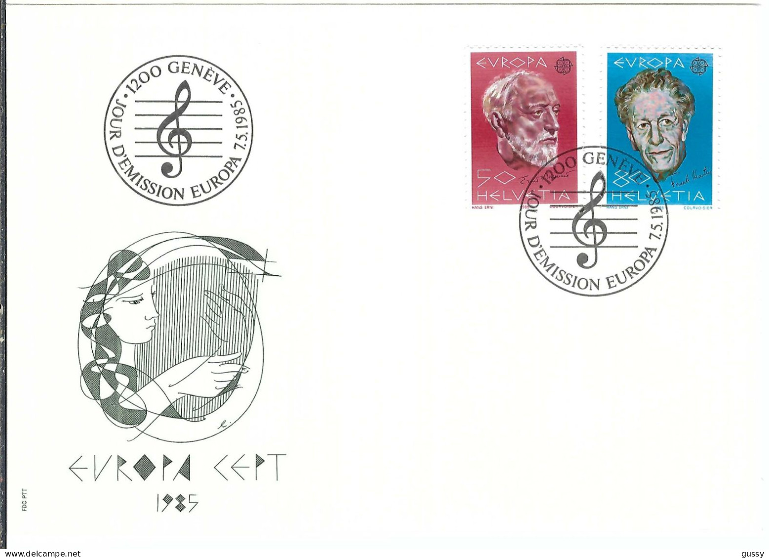 SUISSE 1985:  FDC "Europa" - FDC