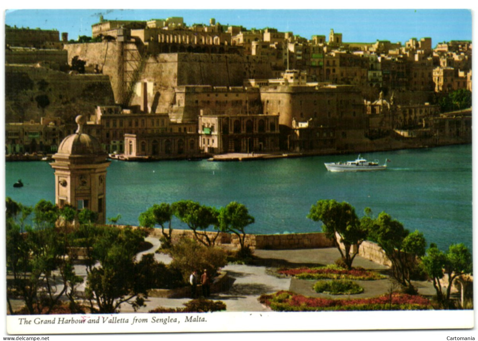 Malta - The Grand Harbour And Valletta From Senglea - Malta