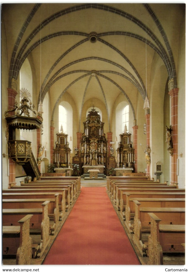 Bad Breisig - Katholische Pfarrkirche St. Marien - Innenansicht - Bad Breisig
