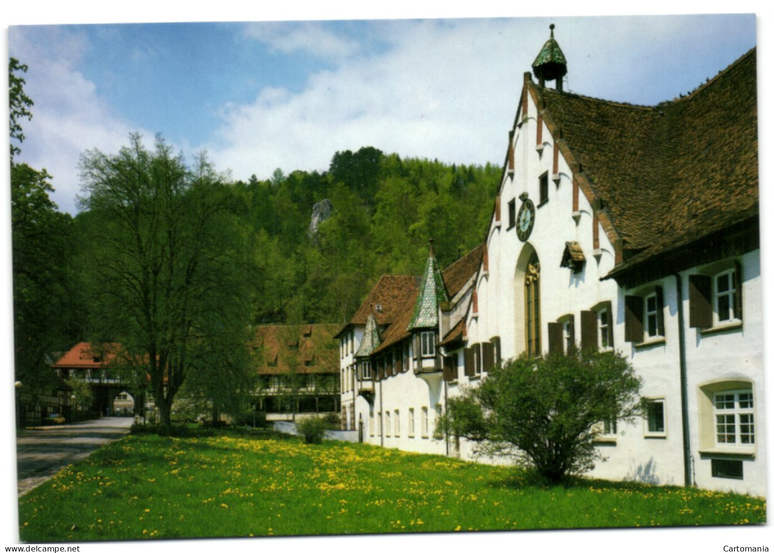 Blaubeuren - Erholungsort - Ehemalige Benedikttinerabtei - Blick In Den Klosterhof - Klausur Südflüghel Und Bandhaus - Blaubeuren