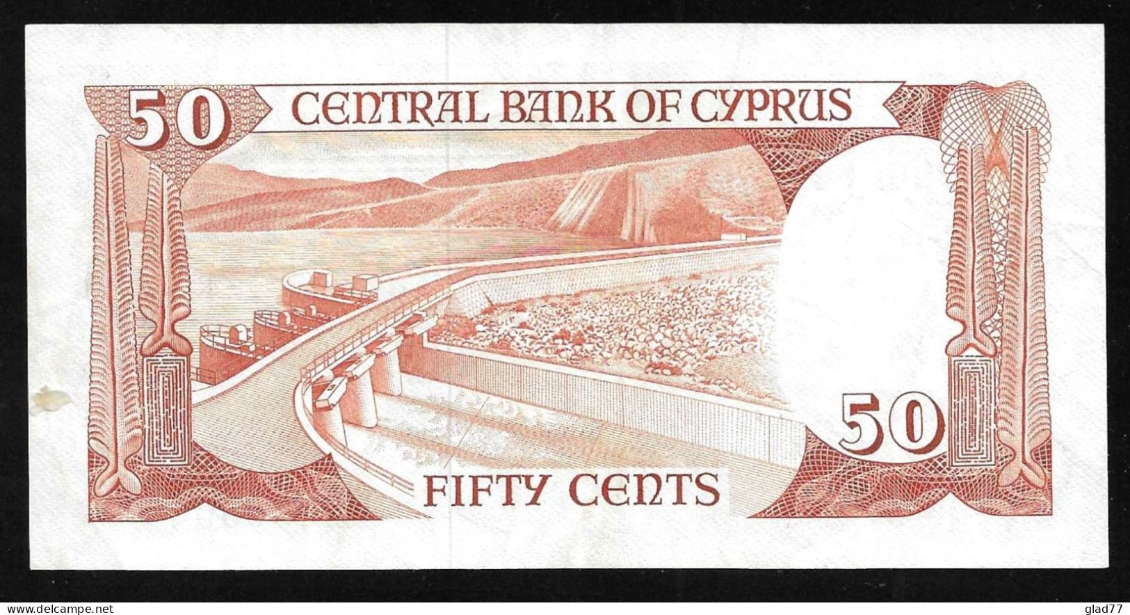 Cyprus  50 Sent 1.12.1984 High Grade ! - Chipre