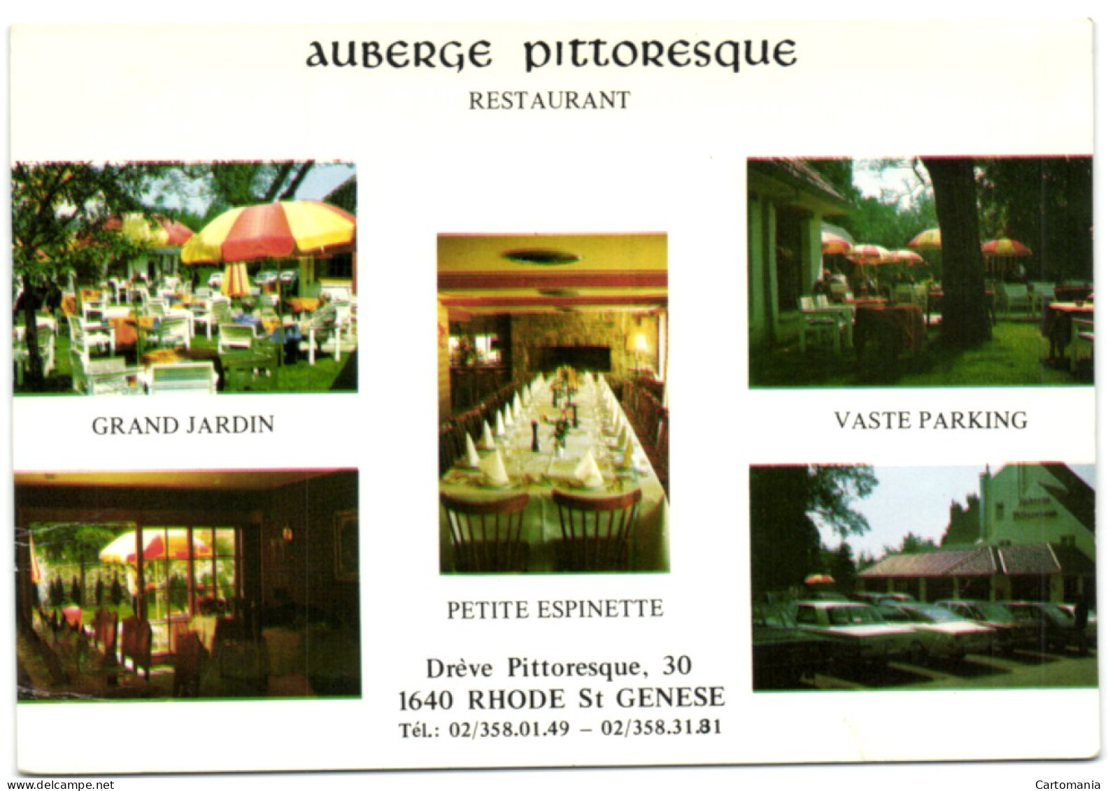 Rhode St Genèse - Auberge Pittoresque - Restaurant - St-Genesius-Rode
