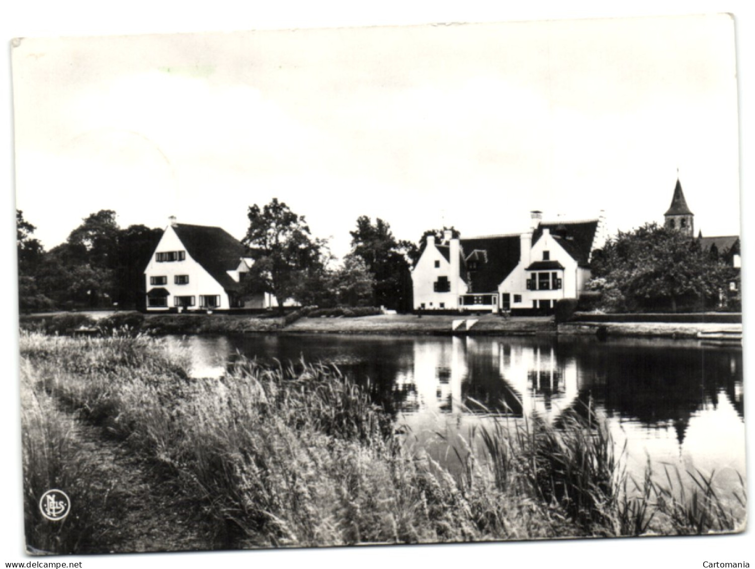 Sint-Martens-Latem - Leiebocht Met Kerktoren - Oude Sint-BaafAbdijhoeve En Verbouwde Woning Van Valerius De Sadeleer - Sint-Martens-Latem