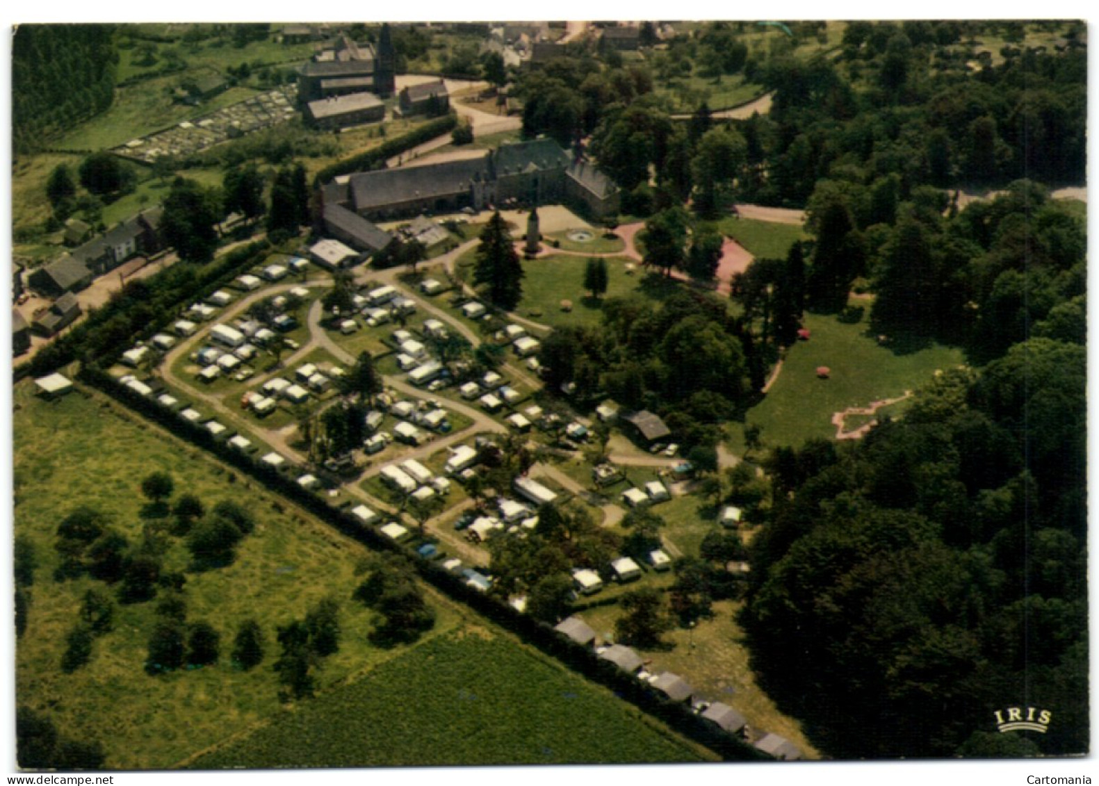 Oteppe - L'Hirondelle - Vue Aérienne Château Et Parc - Burdinne