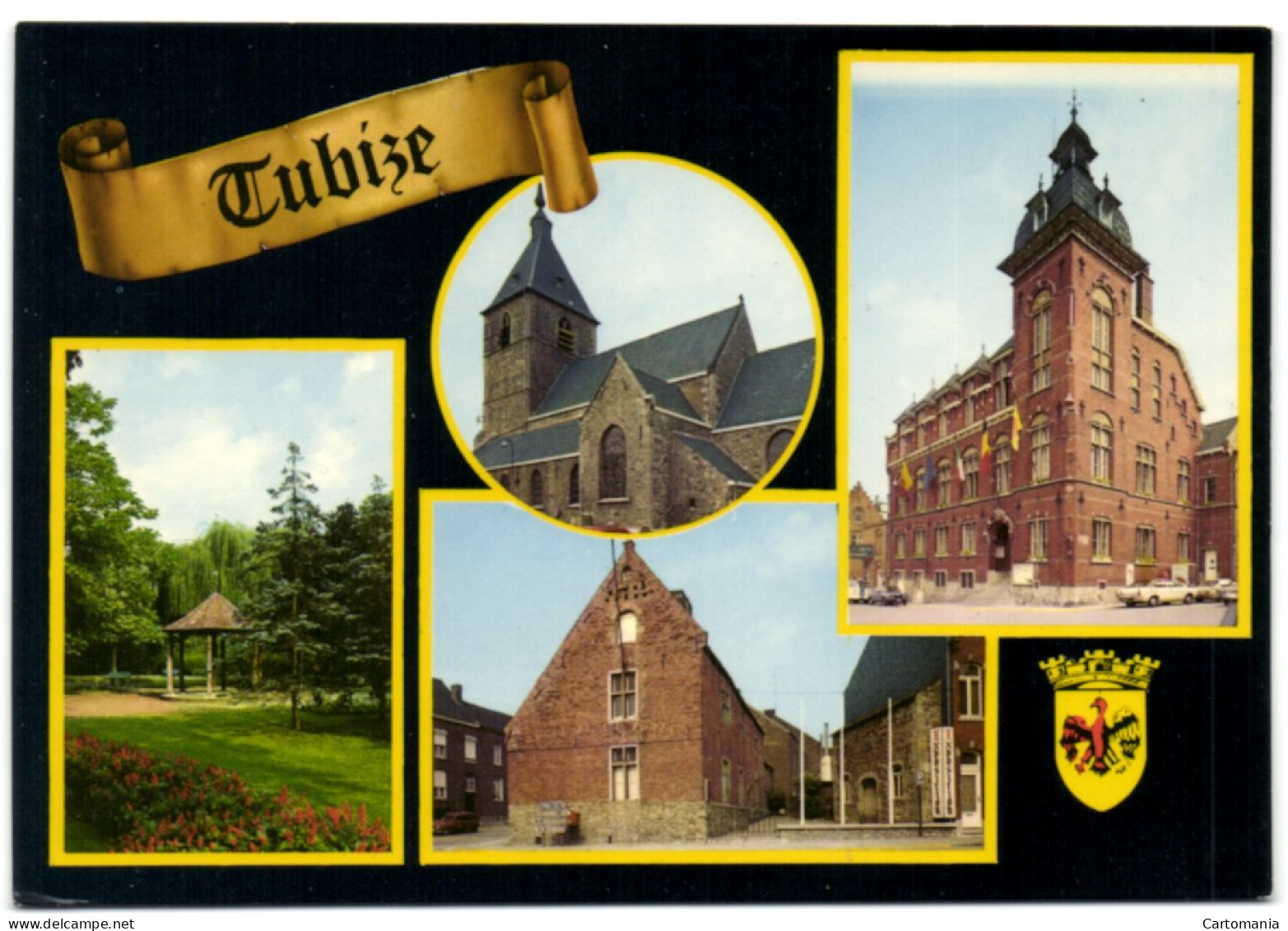 Tubize - Le Parc - L'église - Le Musée De La Porte - L'Hôtel De Ville - Tubeke