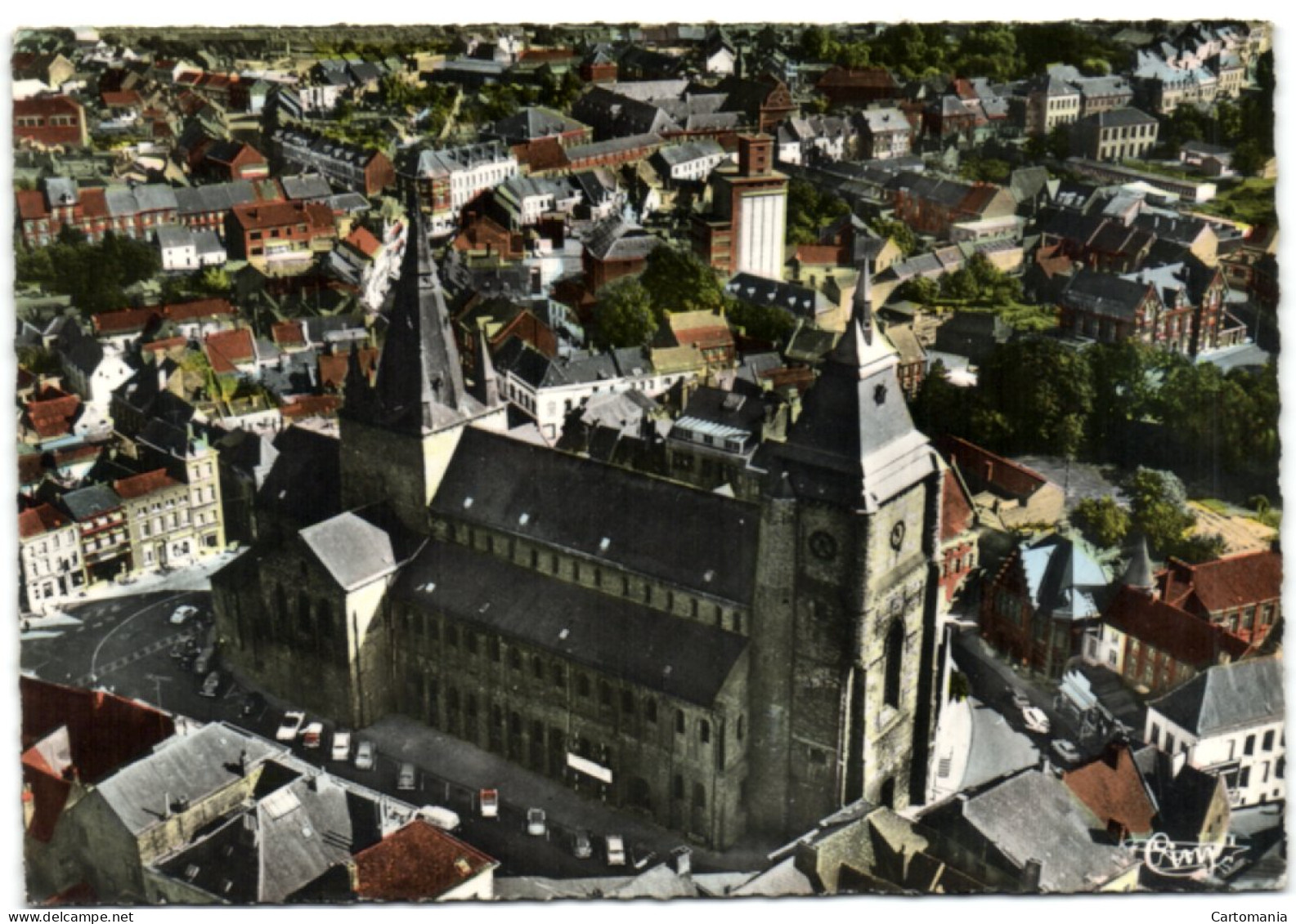 Soignies - La Collégiale - Vue Aérienne - Soignies