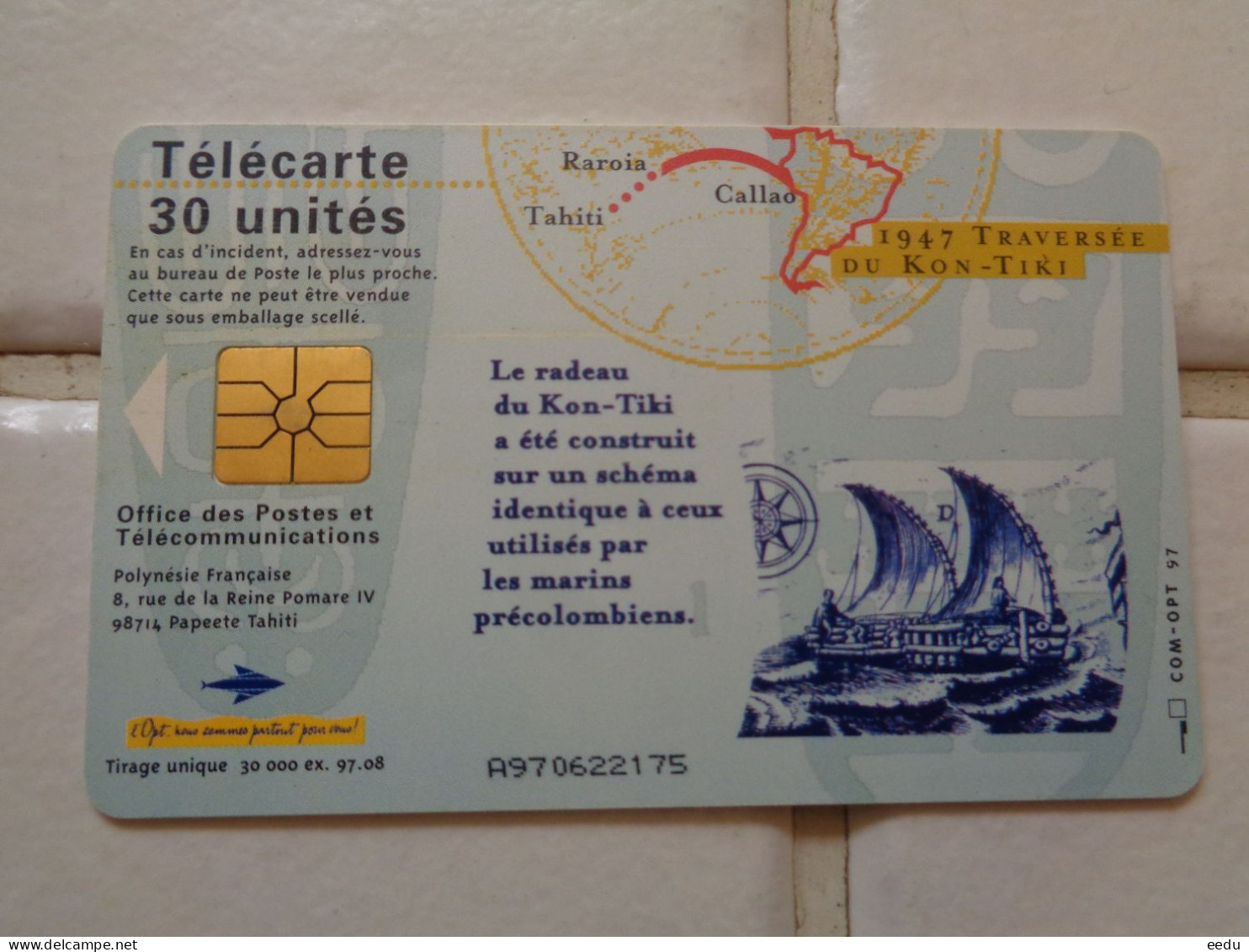 French Polynesia Phonecard - Frans-Polynesië