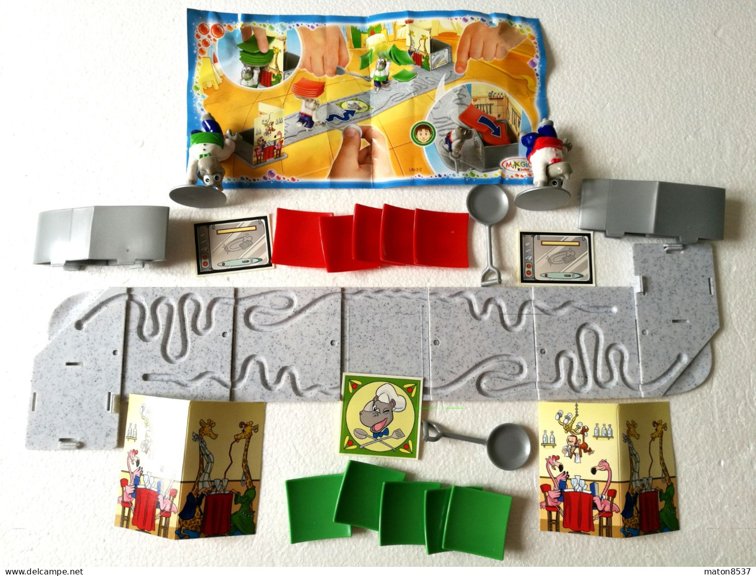 Kinder : MPG-UN-3-2   Maxi-Ei -Inhalte  2010-11 - Balancespiel  + BPZ + Aufkleberfolie - Maxi (Kinder-)