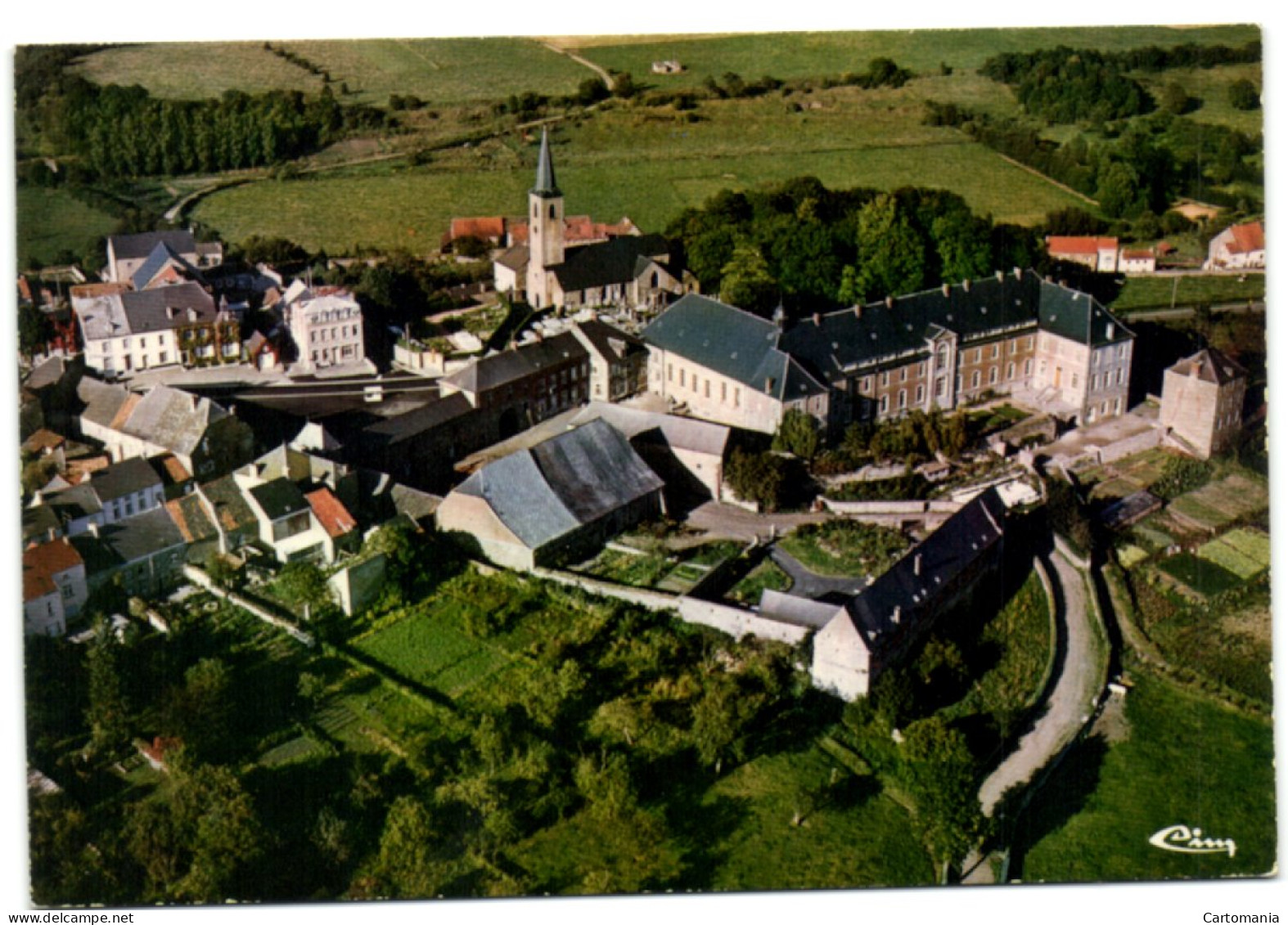 Saint-Gérard - Vue Aérienne - L'Abbaye De Brogne Et Le Village - Mettet