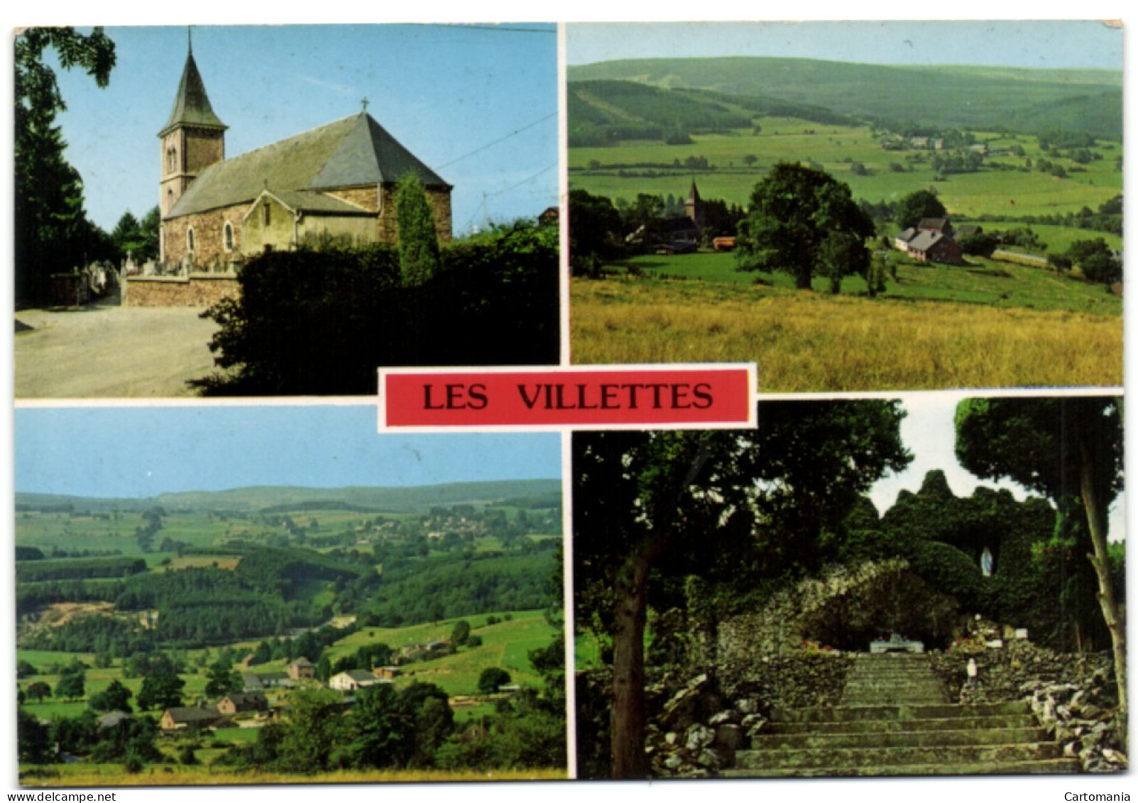 Les Villettes - Eglise - Panorama - Grotte De Trou De Bra - Lierneux