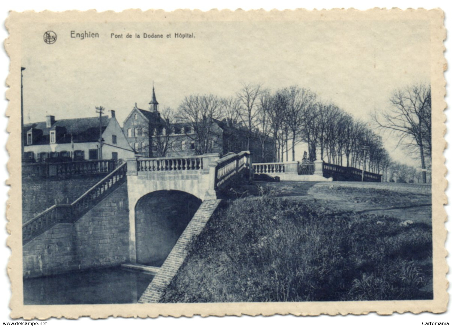 Enghien - Pont De La Dodane Et Hôpital - Edingen