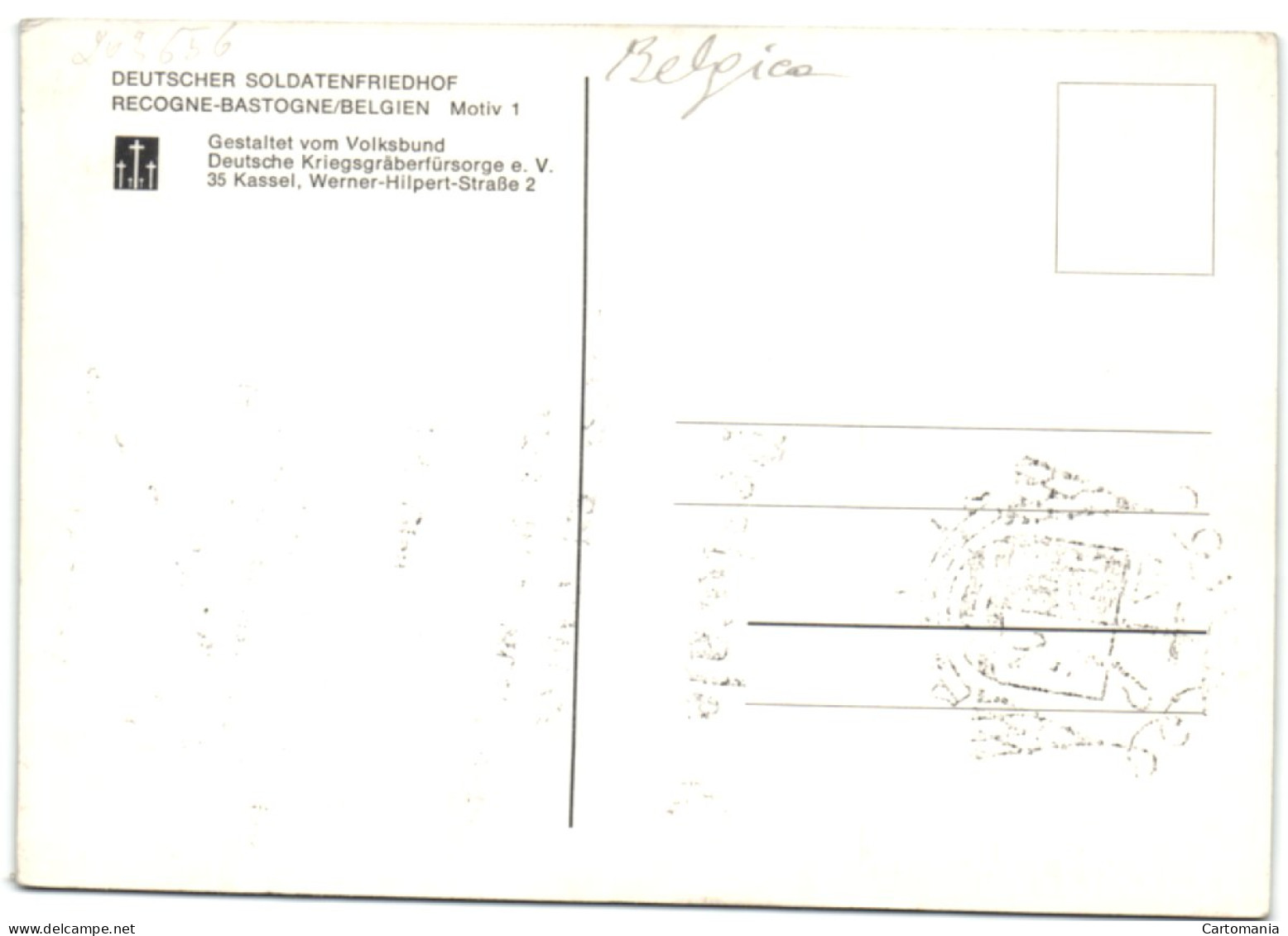 Recogne-Bastogne - Deutscher Soldatenfriedhof - Libramont-Chevigny