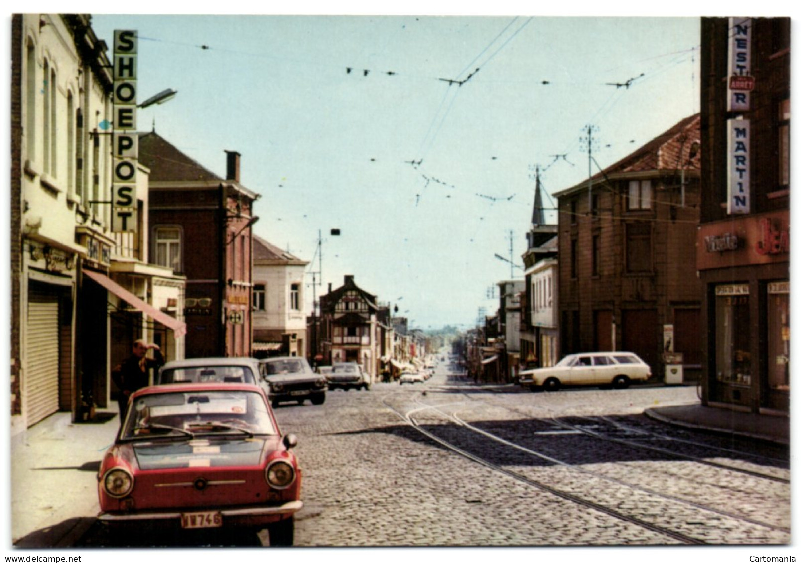 Courcelles - Rue Général De Gaulle (vers Roux) - Courcelles