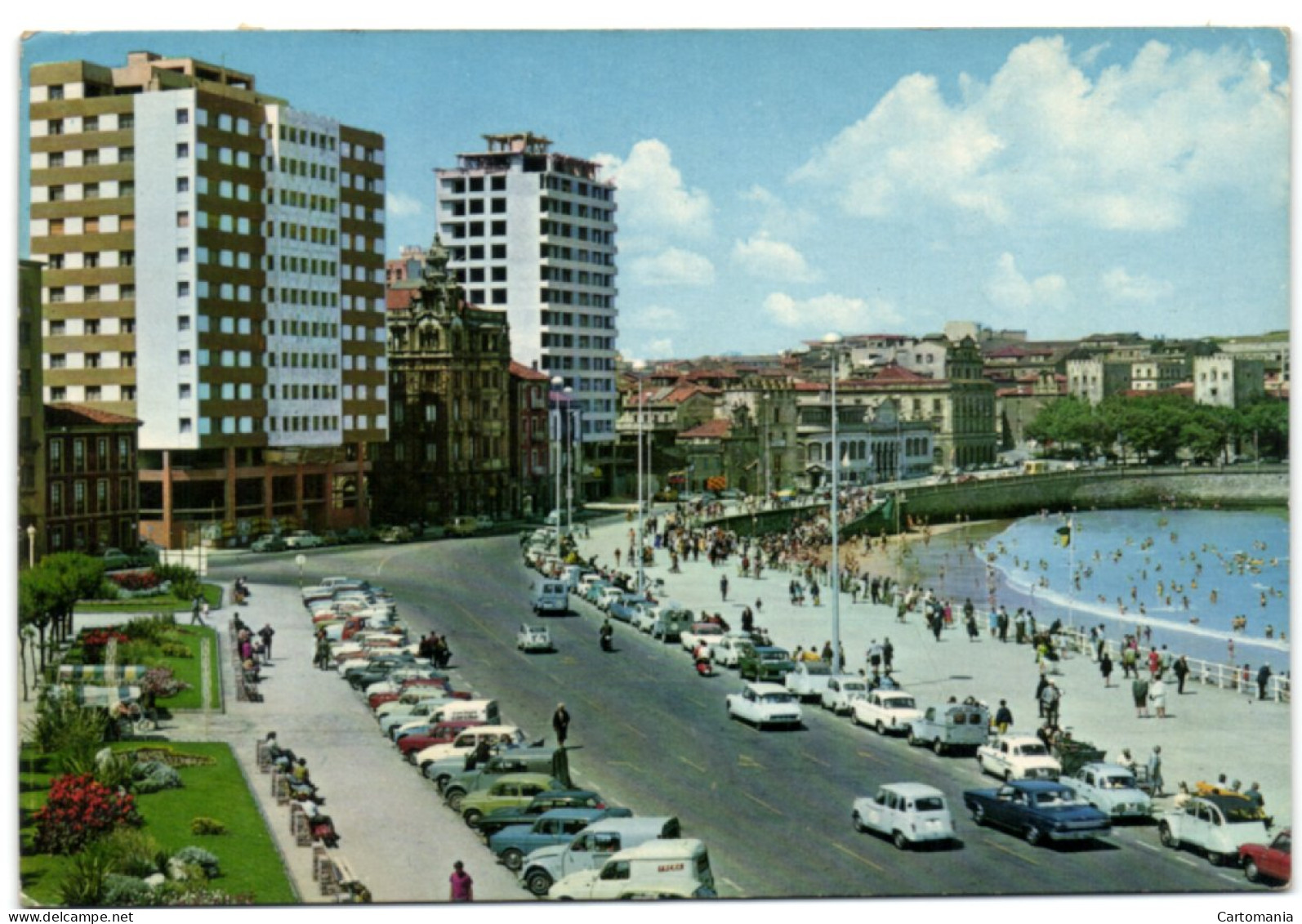 Gijon - Avda De La Victoria Y Playa De San Lorenzo - Asturias (Oviedo)