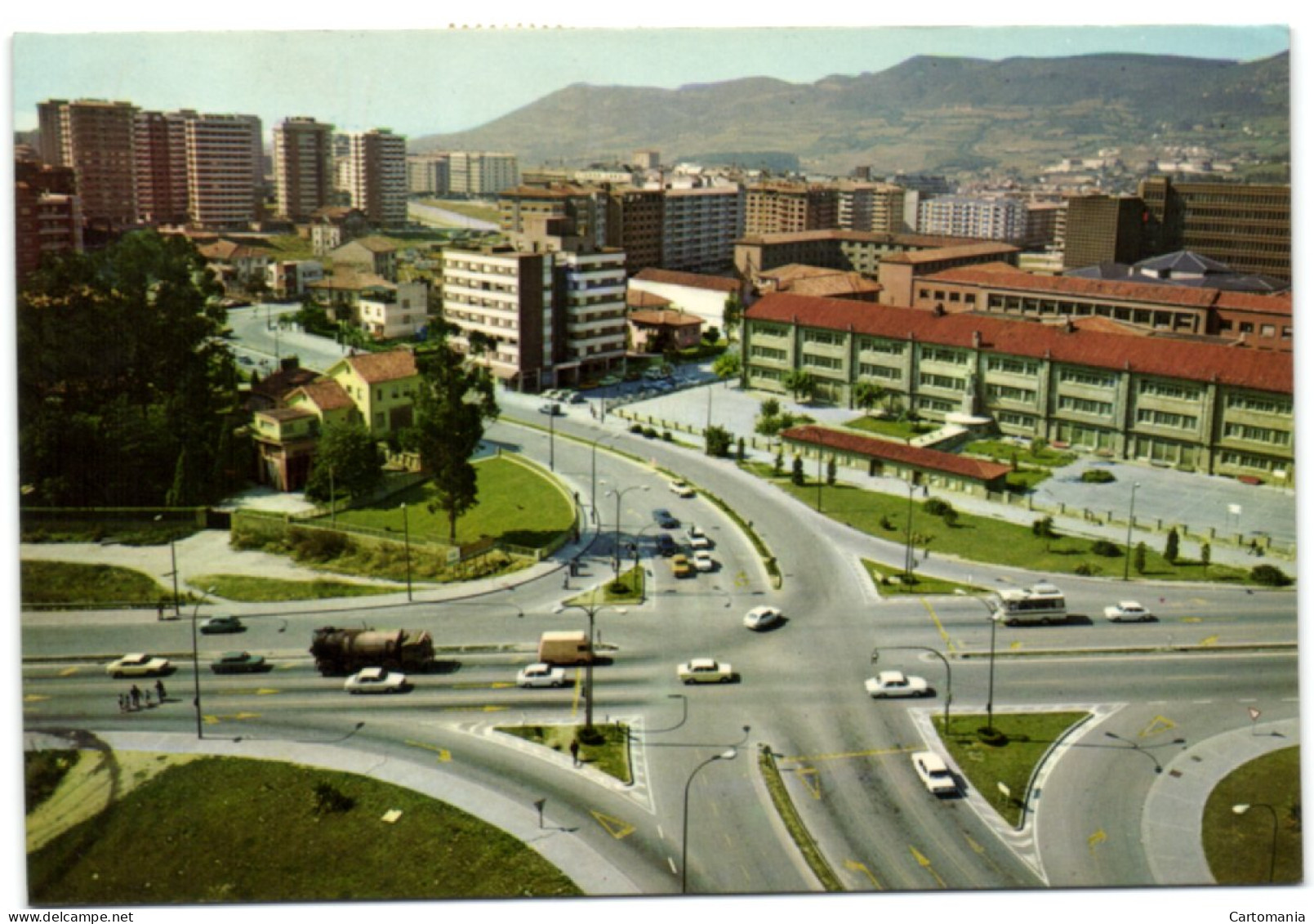 Oviedo - Plaza De Castilla Y Vista Parcial - Asturias (Oviedo)