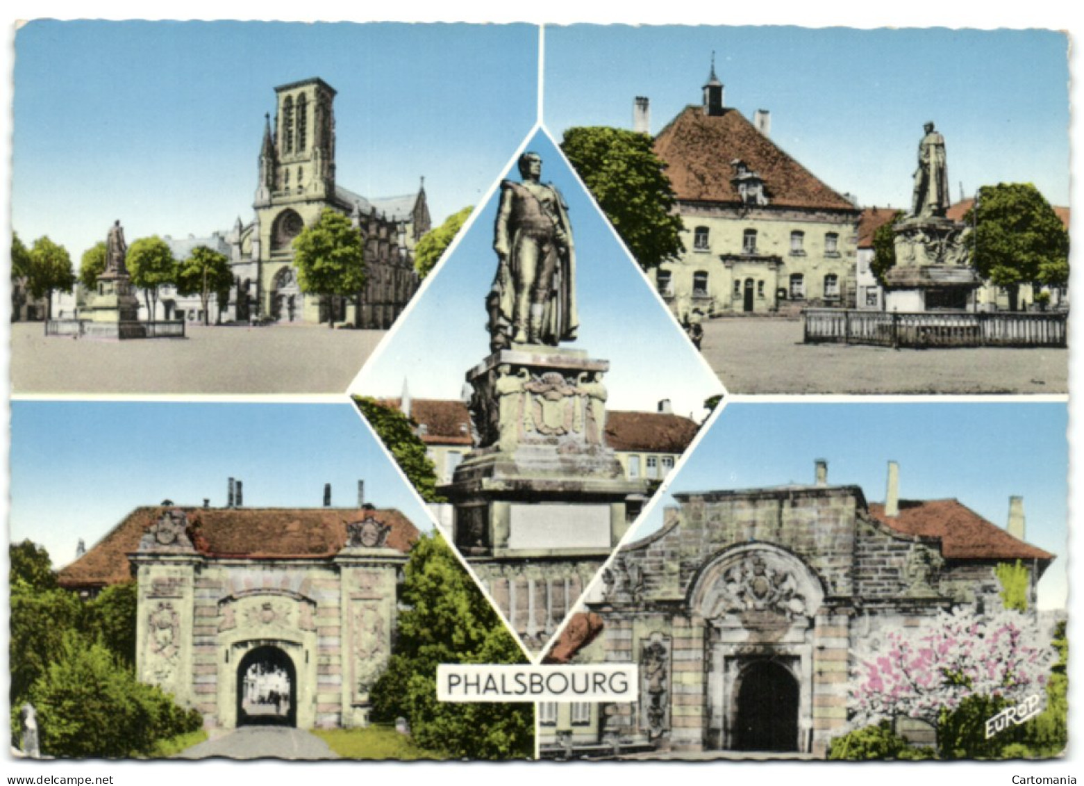 Phalsbourg (Moselle) - Eglise - Marie - Statue Du Maréchal Lobau - Porte De France - Porte D'Allemagne - Phalsbourg