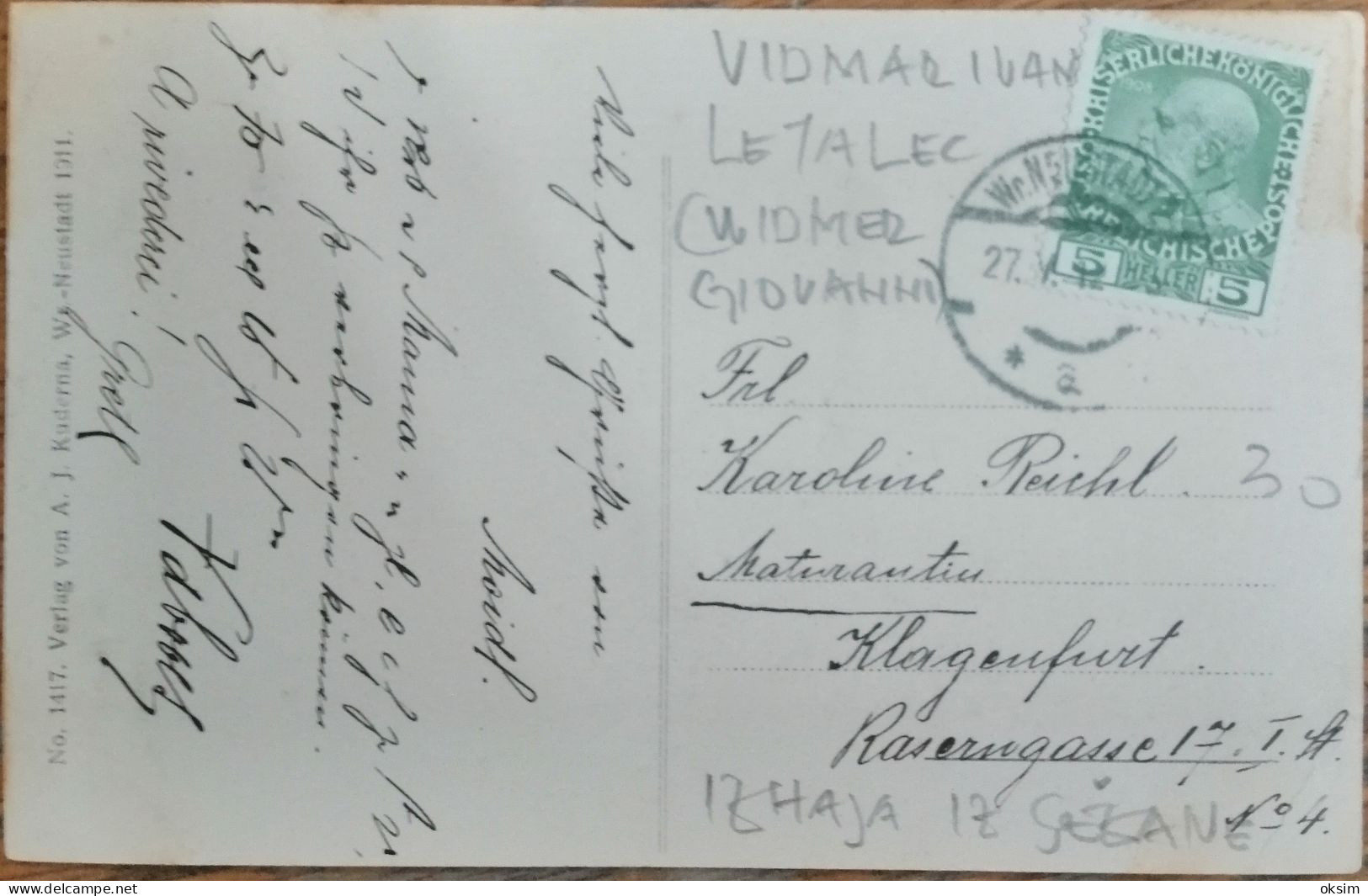 WIENER NEUSTADT, FLUGFELD,  FLUGZEUG BLERIOT, IVAN VIDMAR, GIANNI WIDMER, 1911 - Wiener Neustadt
