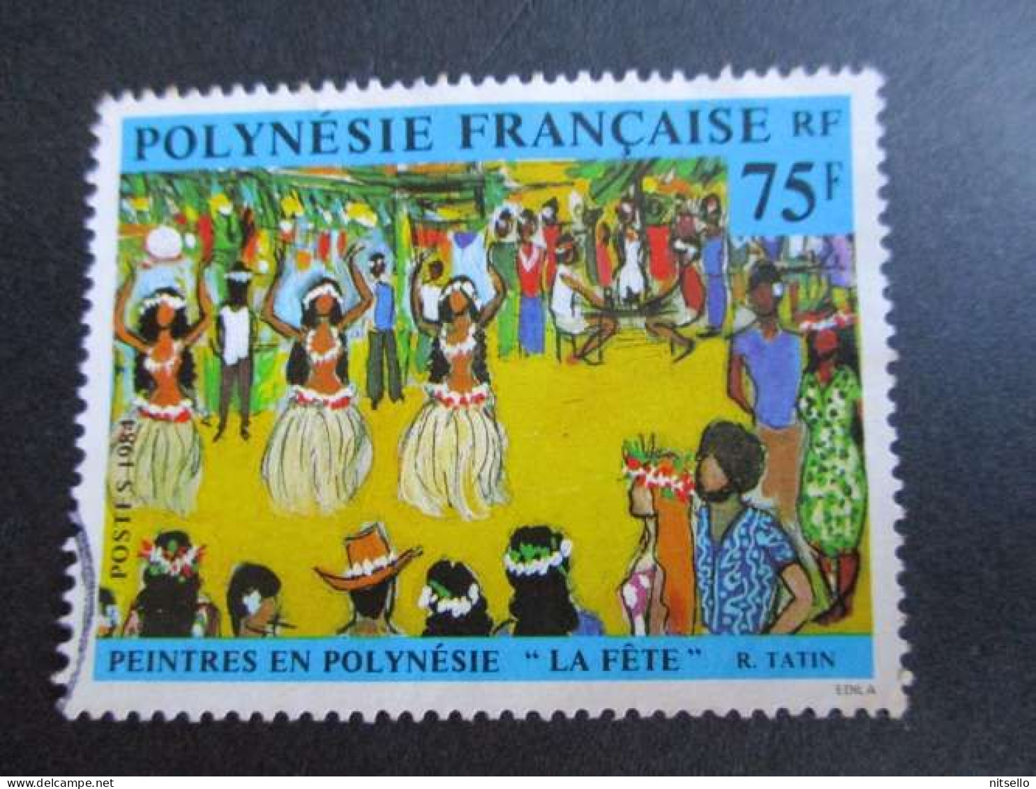 LOTE 2202A ///  (C030)  POLINESIA FRANCESA  - YVERT Nº:  225 OBL 1984 ¡¡¡ OFERTA - LIQUIDATION - JE LIQUIDE !!! - Used Stamps