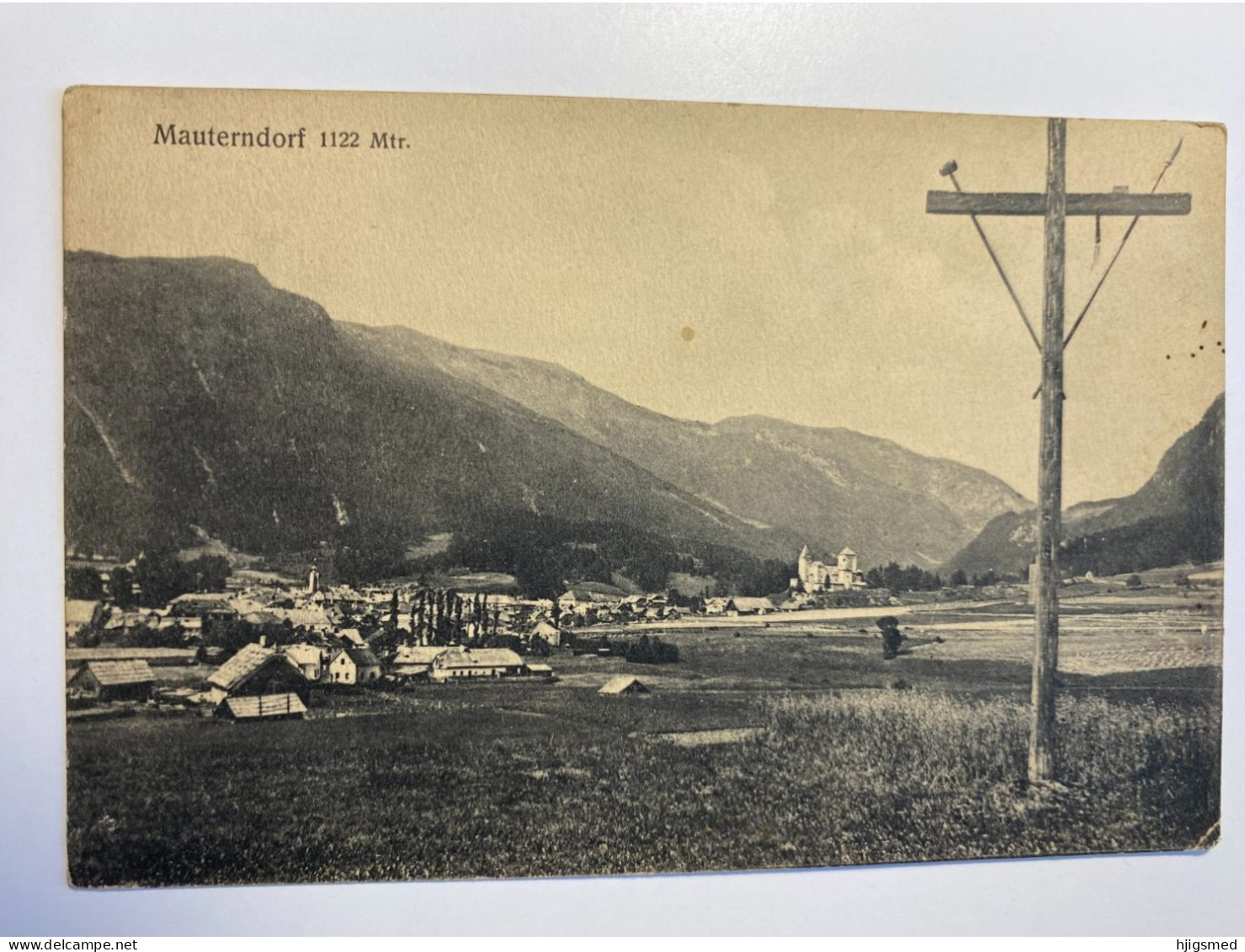 Austria Österreich Mauterndorf Salzburg Schloss Castle Town View Holy Cross 17224 Post Card POSTCARD - Mauterndorf