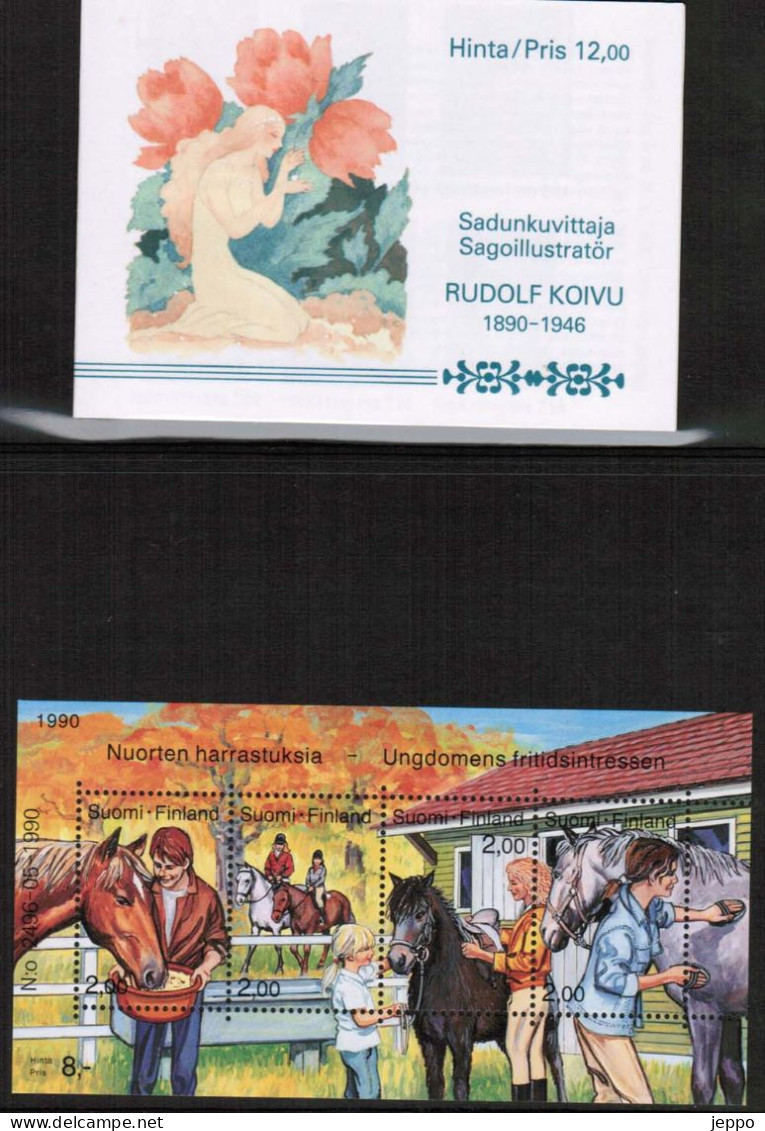 1990 Finland Complete Year Set MNH. - Ganze Jahrgänge