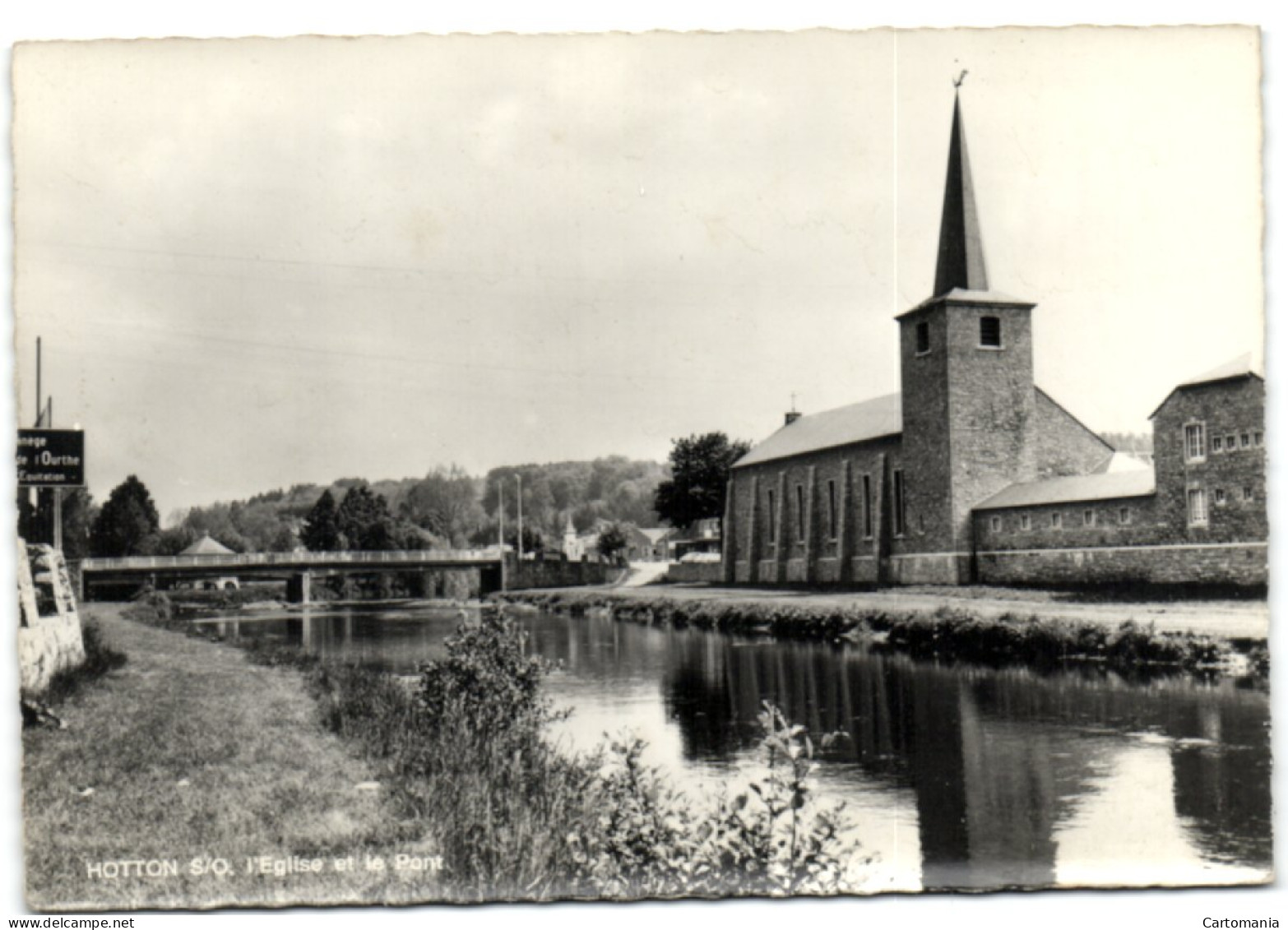 Hotton S/O. - L'Eglise Et Le Pont - Hotton