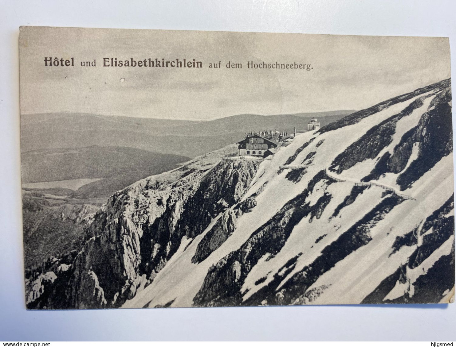 Austria Österreich Schneeberg Elisabeth Kirchlein Hotel Snow Mountain 17232 Post Card POSTCARD - Schneeberggebiet
