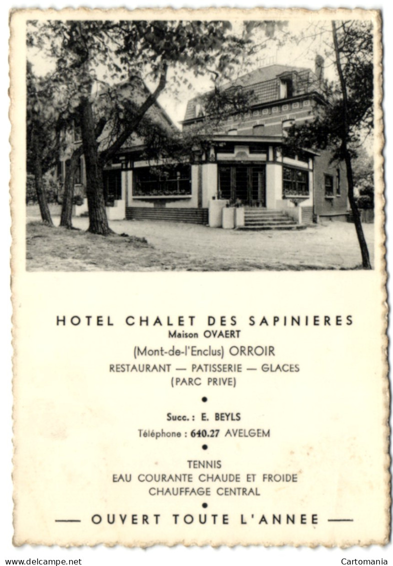 Avelgem - Hotel Chalet Des Sapinnières - Avelgem