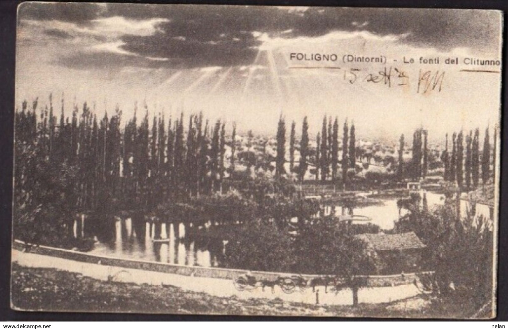 FOLIGNO - LE FONTI DI CLITUNNO - F.P. - STORIA POSTALE - Foligno