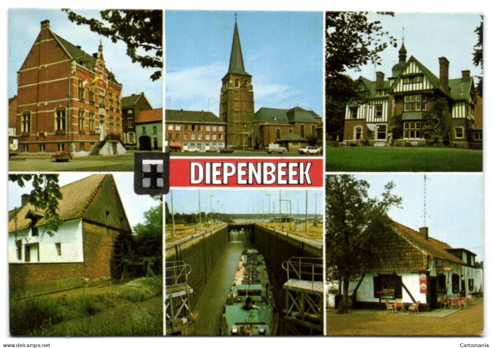 Diepenbeek - Gemeentehuis - St-Servaaskerk - Rustoord Visserij - Rooiermolen - Sluis - Ganzebroek - Diepenbeek