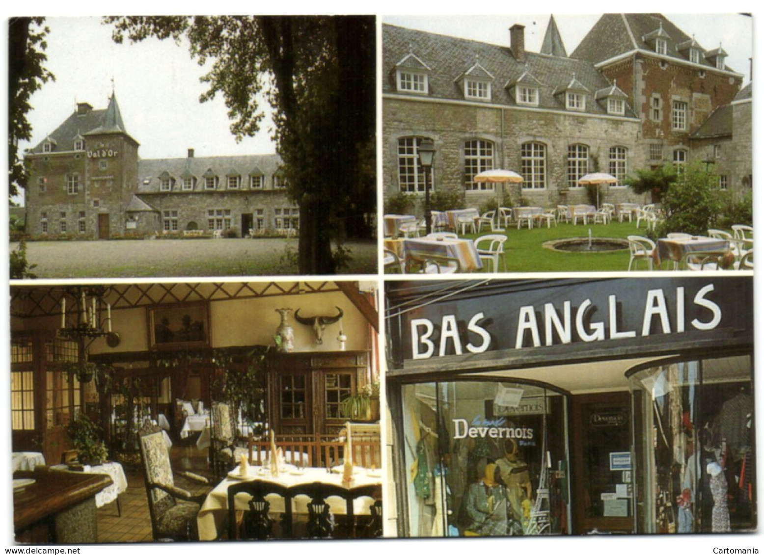 Namur -Bas Anglais - Ocquier - Castel Du Val D'Or - Hiostellerie Des Dix Javelles - Clavier