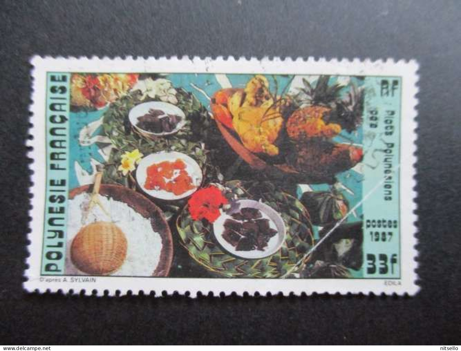 LOTE 2202A ///  (C015)  POLINESIA FRANCESA  - YVERT Nº:  278 OBL 1987     ¡¡¡ OFERTA - LIQUIDATION - JE LIQUIDE !!! - Used Stamps