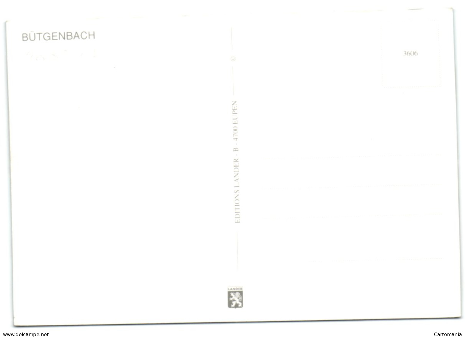 Bütgenbach - Butgenbach - Butgenbach