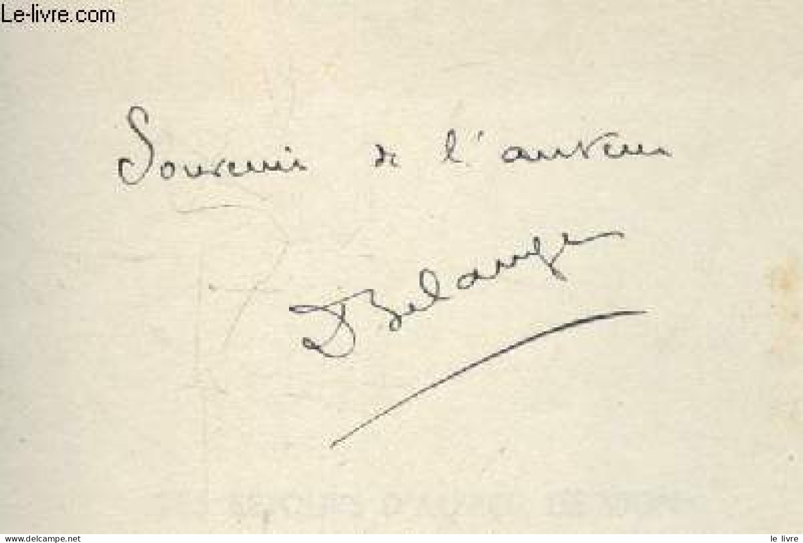 Les Sejours D'Alfred De Vigny En Charente - Leur Importance Dans Son Oeuvre Et Dans L'evolution De Sa Pensee + Envoi De - Livres Dédicacés