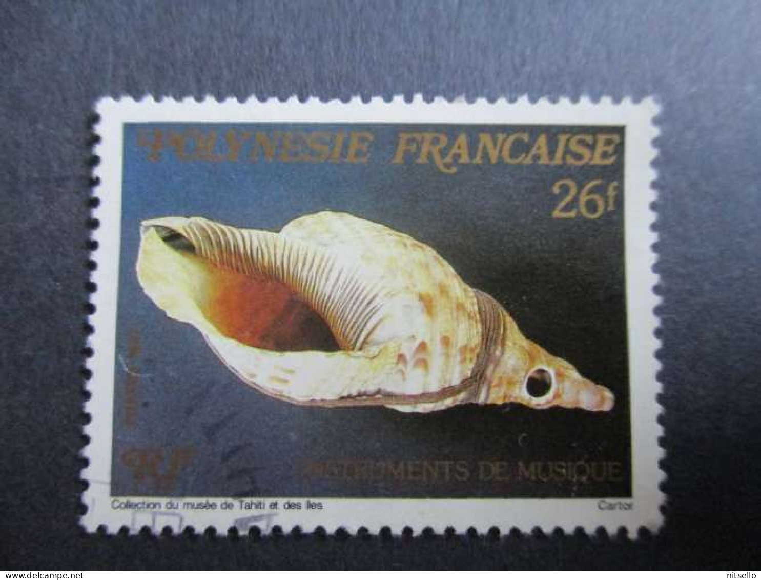 LOTE 2202A ///  (C020)  POLINESIA FRANCESA  - YVERT Nº:  283 OBL 1987     ¡¡¡ OFERTA - LIQUIDATION - JE LIQUIDE !!! - Used Stamps