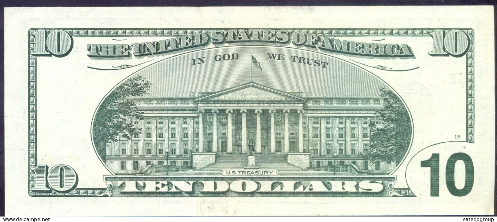 USA 10 Dollars 2001 B  - XF # P- 511 < B - New York NY > - Billets De La Federal Reserve (1928-...)